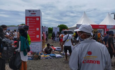 Expo UMKM Dekat Gerbang Sirkuit Mandalika Ramai Didatangi Pengunjung