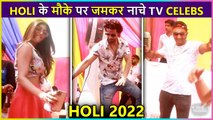 TV Stars Dhamakedaar Dance At India's Biggest Holi Bash In Mumbai | Akanksha, Vishal, Himanshu