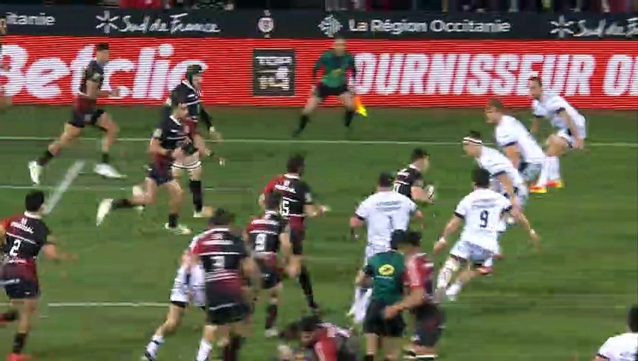 TOP 14 - Essai de Juan CRUZ MALLIA (ST) - Stade Toulousain - Montpellier Hérault Rugby - J15 - Saison 2021/2022