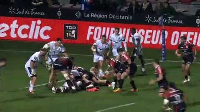 TOP 14 - Essai de Baptiste GERMAIN (ST) - Stade Toulousain - Montpellier Hérault Rugby - J15 - Saison 2021/2022