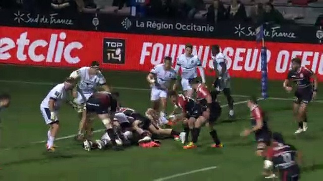 TOP 14 - Essai de Baptiste GERMAIN (ST) - Stade Toulousain - Montpellier Hérault Rugby - J15 - Saison 2021/2022