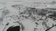 Erzincan'da kar ve tipi nedeniyle 168 köy yolu ulaşıma kapandı