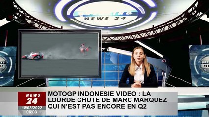 Vidéo MotoGP Indonésie : la chute de Marc Marquez encore en Q2