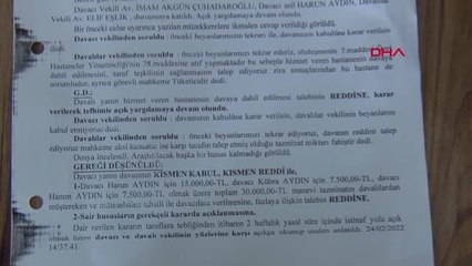 YANLIŞ 'KANSER' TEŞHİSİ KOYULAN PATOLOJİ RAPORUNA TAZMİNAT