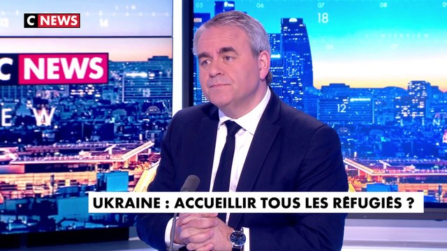 Xavier Bertrand, sur les réfugiés ukrainiens : «Il faut les accueillir et leur montrer que nous sommes de leur côté»
