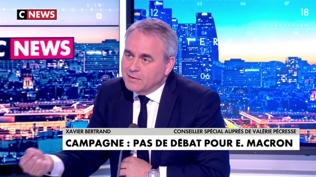 Xavier Bertrand : «Qu'il n'y ait pas de débat, pas de confrontation, est un drame»