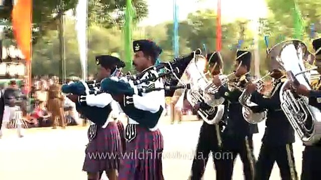 Sri Lanka Air Force Band performs at Platinum Jubilee of Indian Air Force