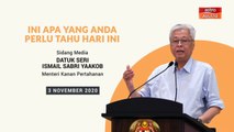 5 perkara penting sidang media harian PKPP - 3 Nov 2020