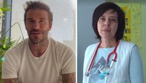 David Beckham, 71 milyon takipçili Instagram hesabını Ukraynalı doktora verdi