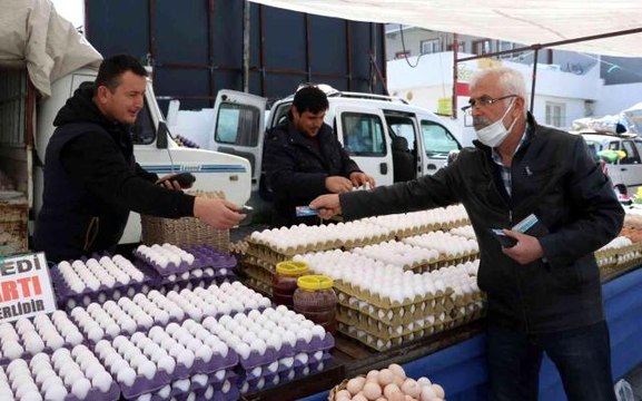 Pazarda kredi kartı ile alışveriş dönemi