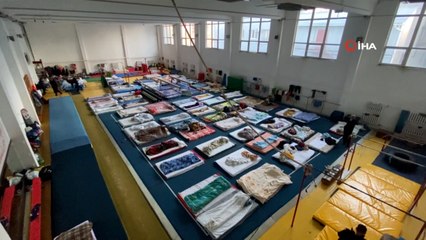 Lviv’de spor salonları sığınma merkezine dönüştü