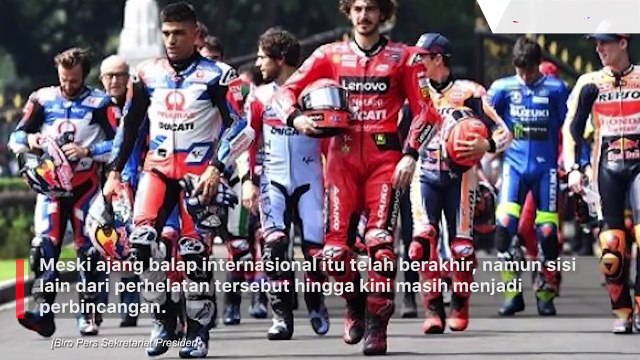 Ngeri! Detik-detik Petir Sambar Lintasan MotoGP di Sirkuit Mandalika, Sampai Mengeluarkan Api
