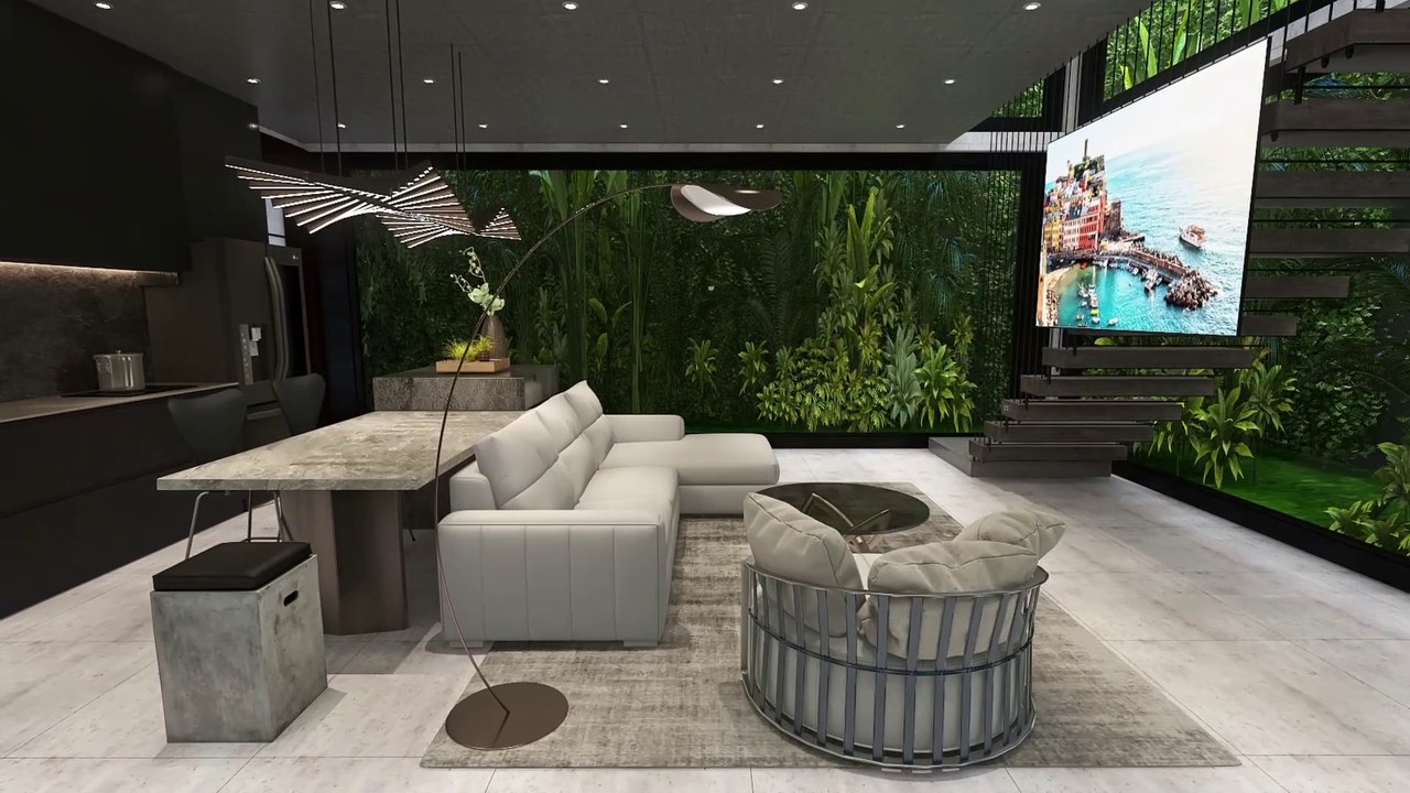 Stunning Urban Modern Minimalist Energy-Efficient Concrete & Glass Tiny House