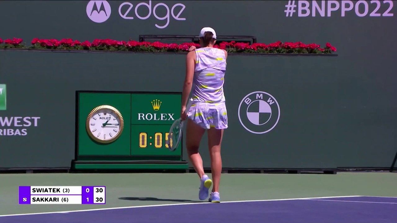 Highlights: Swiatek erklimmt Indian-Wells-Thron