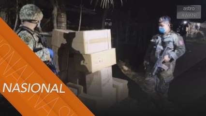 ESSCom berjaya rampas 12,200 karton seludup bernilai RM152, 288