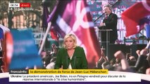 Présidentielle : Pour Marine Le Pen, Jean-Luc Mélenchon prône 