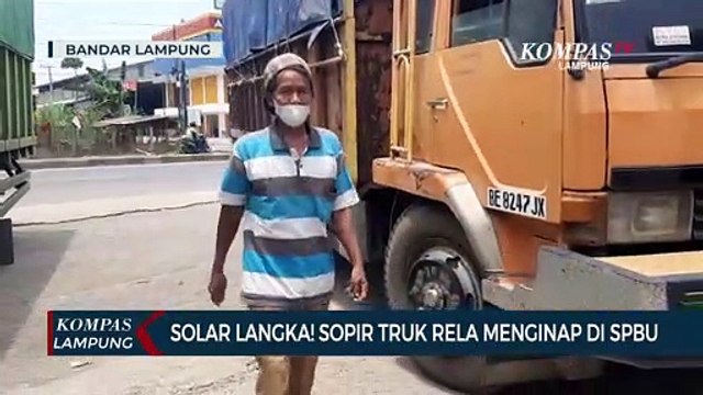 Solar Langka! Sopir Truk Rela Menginap di SPBU