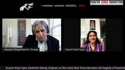 Kusum Kaul Vyas, President of Kashmiri Samaj, Ahmedabad speaks with Mayank Chhaya in a firsthand account of what transpired in 1990 when she and her family had to flee their home in Anantnag, Kashmir | SAM Conversation