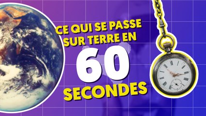 Ce qu'il se passe sur Terre en 60 secondes