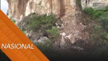 Penduduk cemas gua batu kapur runtuh