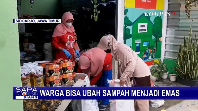 Keren! Warga Sidoarjo Bisa Tukarkan Sampah Rumah Tangga jadi Emas di Bank Sampah Ini
