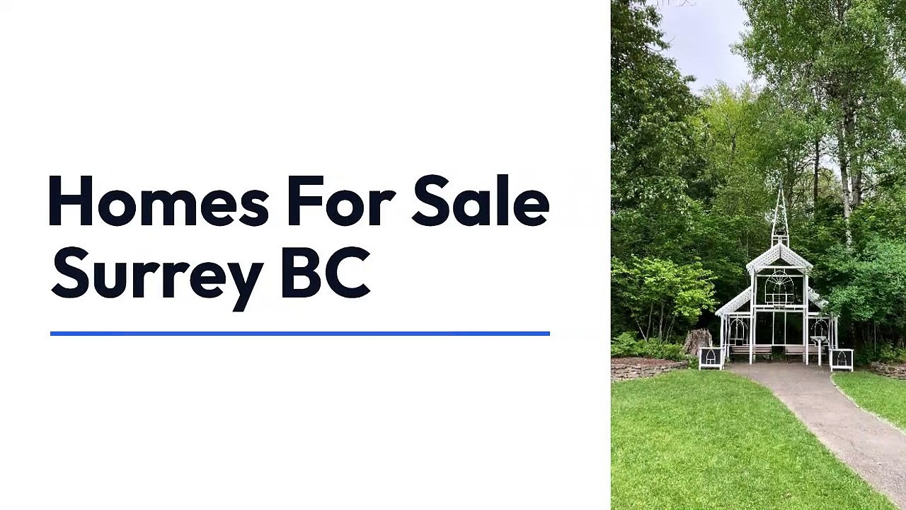 Homes for sale Surrey BC video Dailymotion