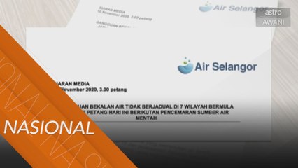 Pencemaran sungai: Gangguan bekalan air melibatkan 1,139,008 akaun