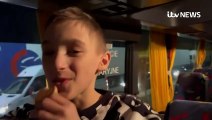Dozens of Ukrainian orphans head to UK after escaping war