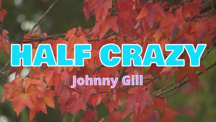 HALF CRAZY - Johnny Gill | Karaoke Version |HD
