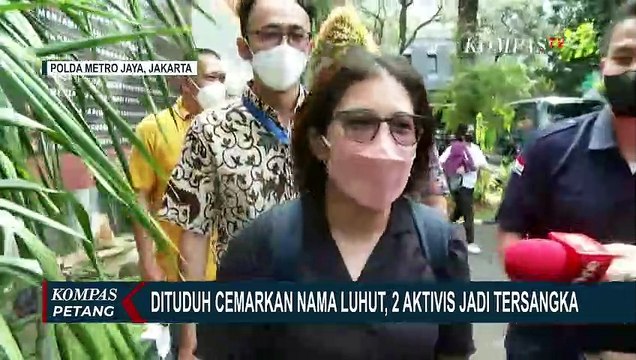 Haris Azhar dan Fatia Diperiksa Sebagai Tersangka Soal Pencemaran Nama Baik Luhut