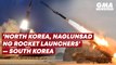 North Korea, naglunsad ng rocket launchers’ —South Korea | GMA News Feed