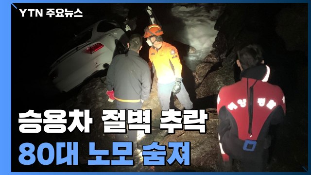 제주서 승용차 절벽 추락해 80대 노모 숨져...경찰, 고의성에 무게 / YTN