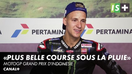F.Quartararo : "Ma plus belle course sous la pluie" - MotoGP Indonésie