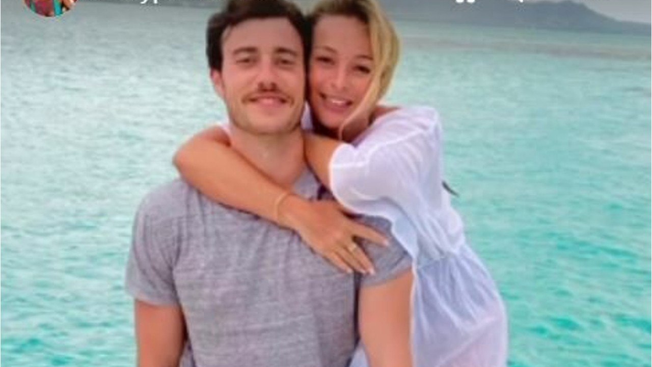 VOICI - PHOTOS Cindy Poumeyrol : pour l'anniversaire de son mari Thomas, elle revient sur les débuts de leur histoire