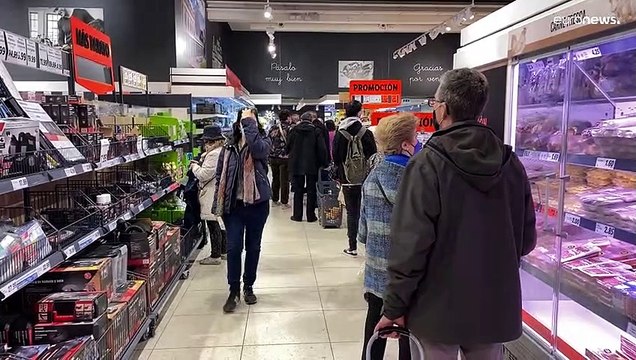 В Мадриде прошла многотысячная акция протеста против роста цен на топливо