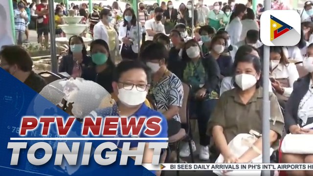 Sen. Go leads EAMC event; distributes P100-M cash aid