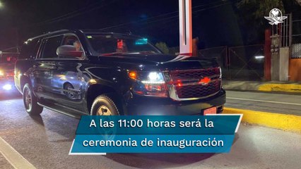 Sin tráfico y en día festivo, AMLO hace 40 minutos de Palacio Nacional al AIFA