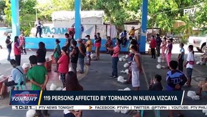 119 persons affected by tornado in Nueva Vizcaya