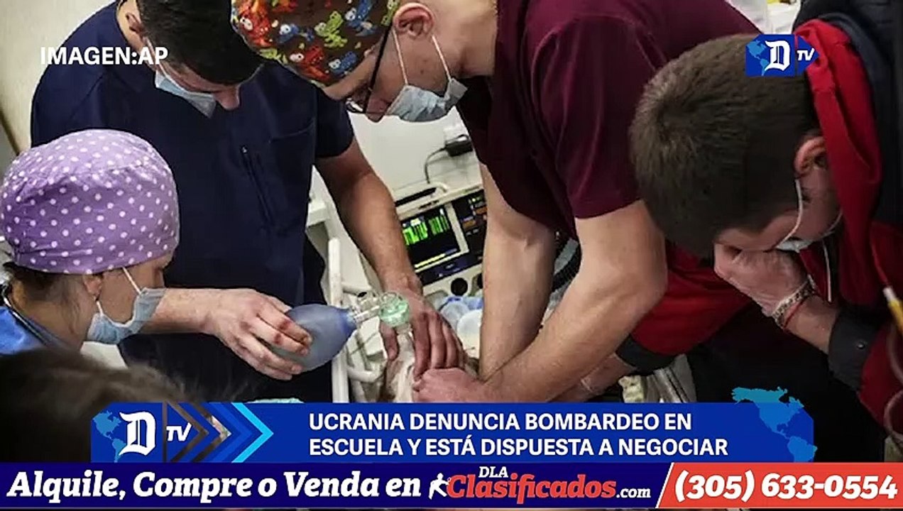 Ucrania denuncia bombardeo en escuela y está dispuesta a negociar | El Diario en 90 segundos