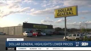 Dollar General highlights its lower prices