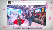 Public Zap : Christophe Carrière: le ridicule ne tue pas ...Il lèche les pieds de Karine Le Marchand !