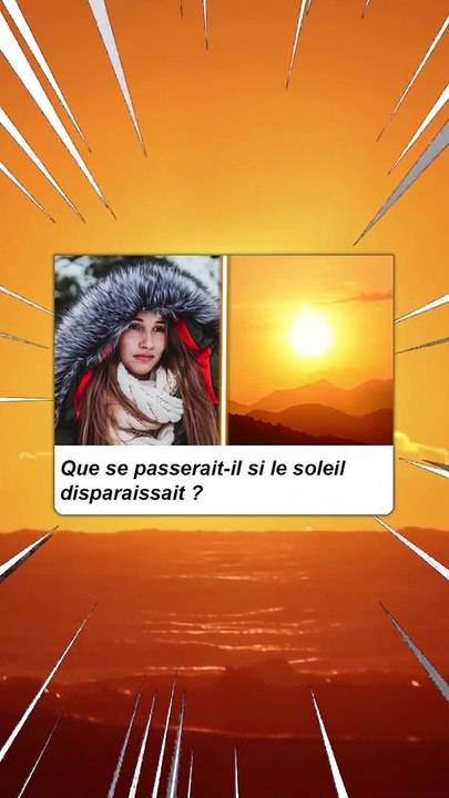 Et Si Le Soleil Disparaissait ?  - #shorts