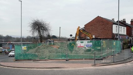 Demolition work starts on the Parker's Arms pub