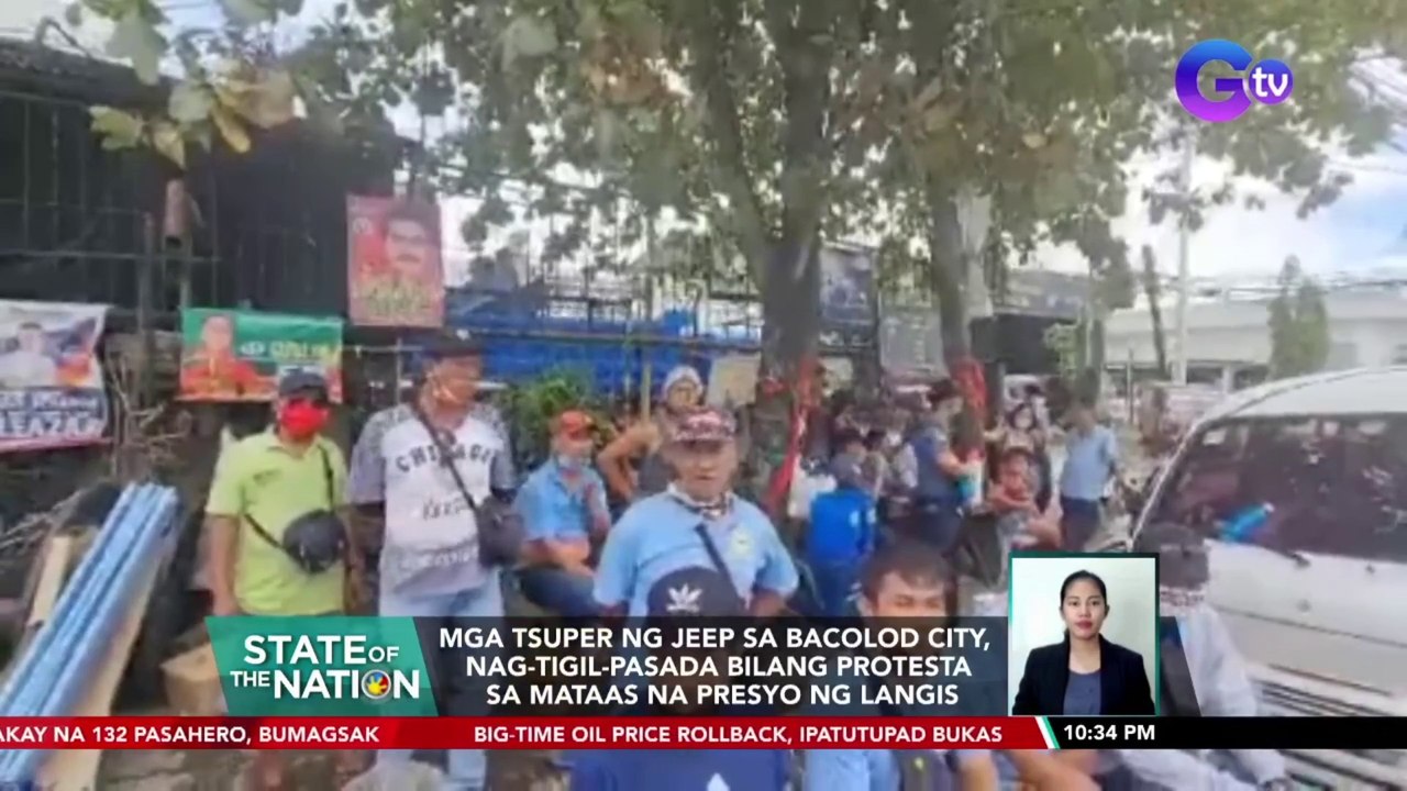 Mga tsuper ng jeep sa Bacolod City, nagtigil-pasada bilang protesta sa mataas na presyo ng langis | SONA