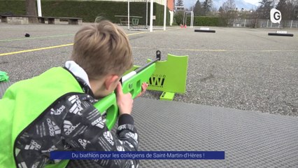 Reportage - Du biathlon au collège