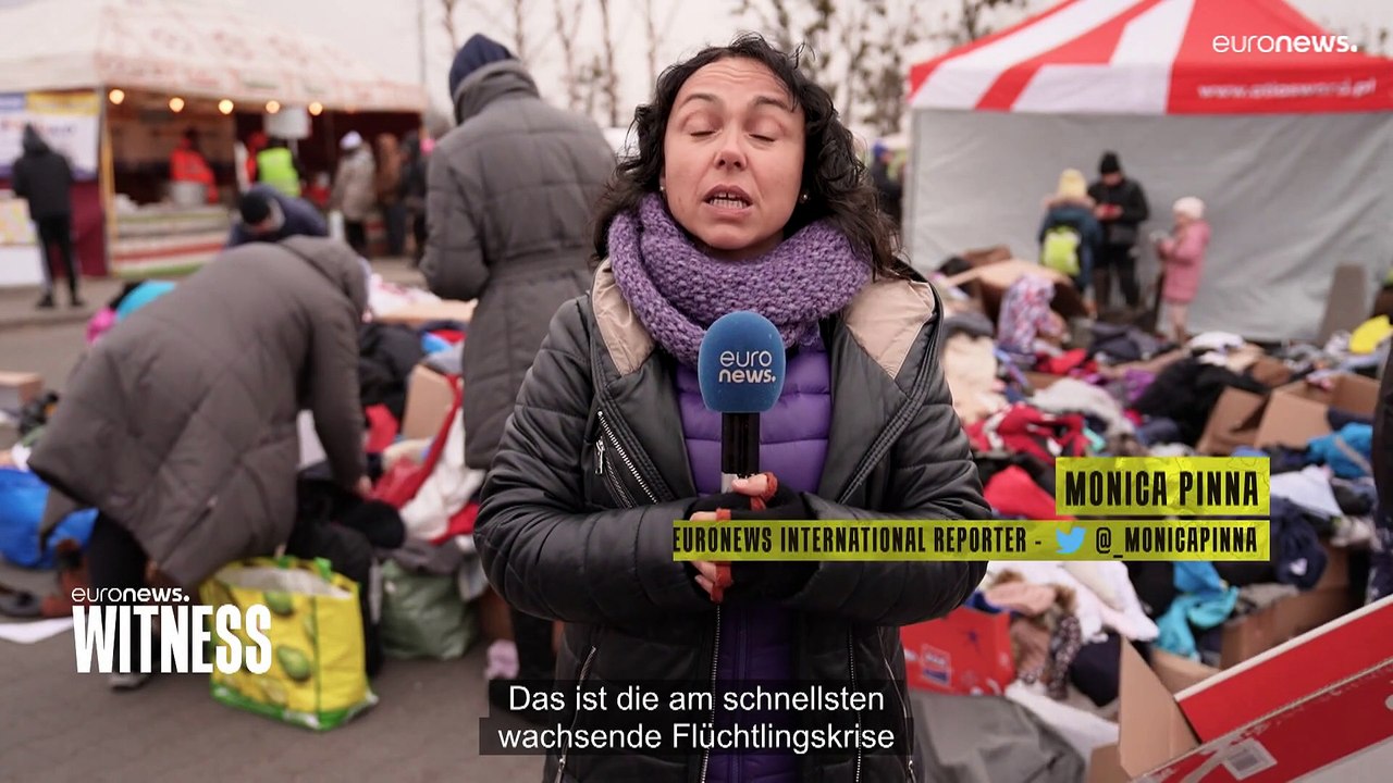 Ukrainische Flüchtlinge in Polen: 'Das könnte jedem passieren'