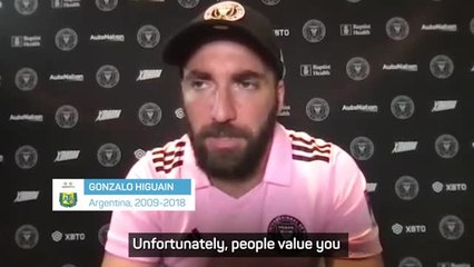 Higuain doesn't regret trophyless Argentina career