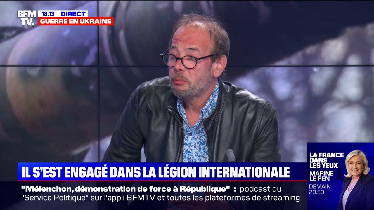 "J'ai entendu qu'ils mobilisaient les hommes de 17 à 60 ans, j'en ai 57. Ma première idée, c'était de participer à la défense civile": Alain Beigel, parti combattre en Ukraine, témoigne sur BFMTV
