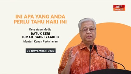 5 perkara penting kenyataan media harian PKPP - 26 Nov 2020