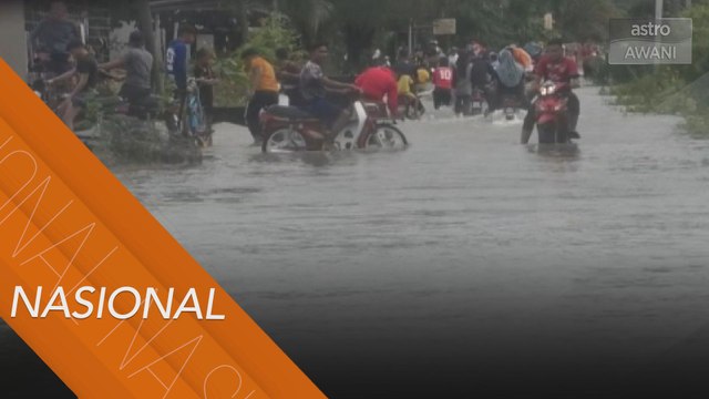 Sungai Golok di Rantau Panjang lepasi tahap waspada